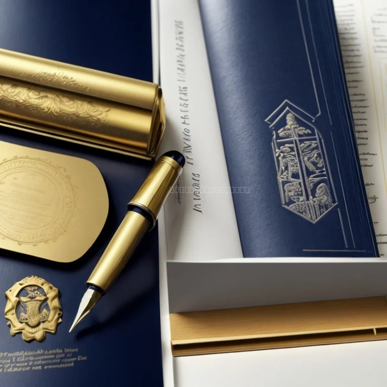 Notary stamping a document